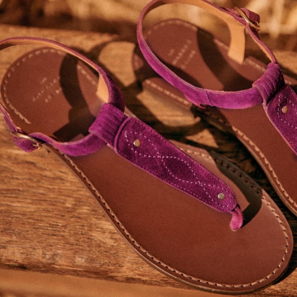 Sezane Sally low sandals ( size 35) New in box